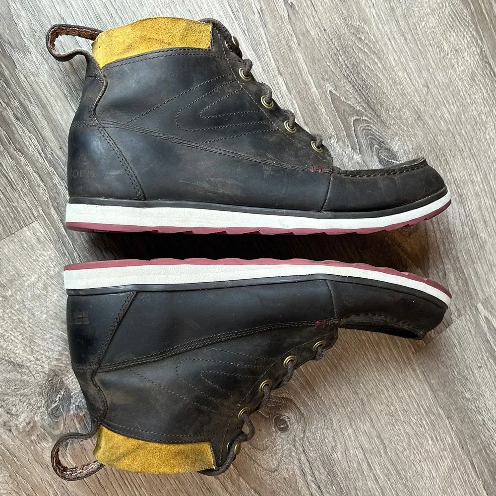 Tretorn Walden Chukka Moc Toe‎ Boots Brown Leather Mens 11 UK 10 EU 44.5